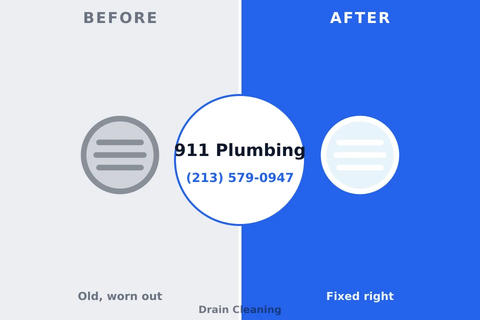 Before and after: plumbing company Jonesboro, LA